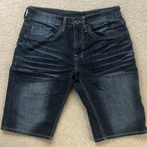 Buffalo David Bitton Men’s 1972 Live Free Basic Denim Shorts